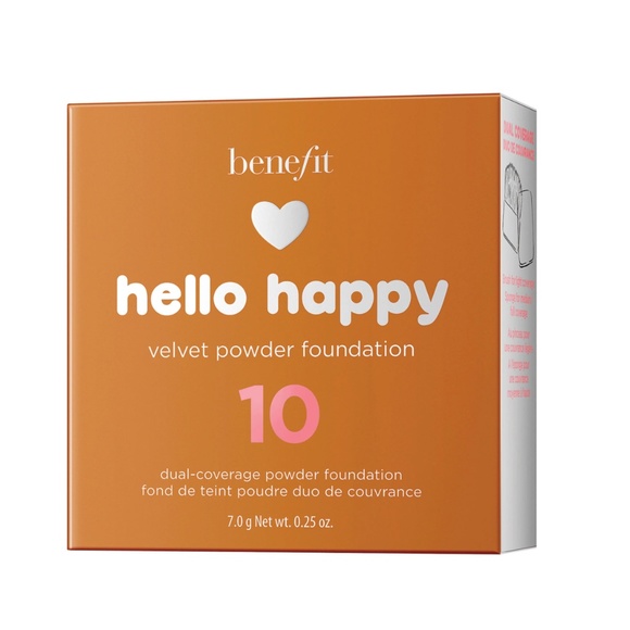 NEW! BENEFIT Hello Happy Velvet Powder Foundation 10 - Picture 1 of 6